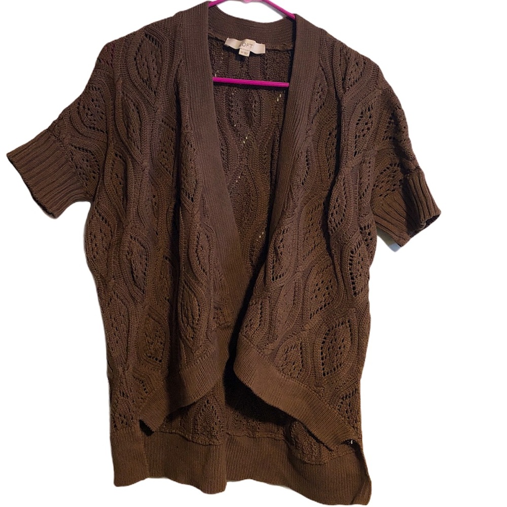 Brown LOFT Oversized Sweater
